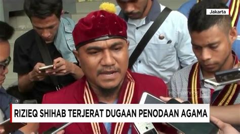 Rizieq Shihab Dilaporkan Ke Polda Metro Terkait Dugaan Penodaan Agama