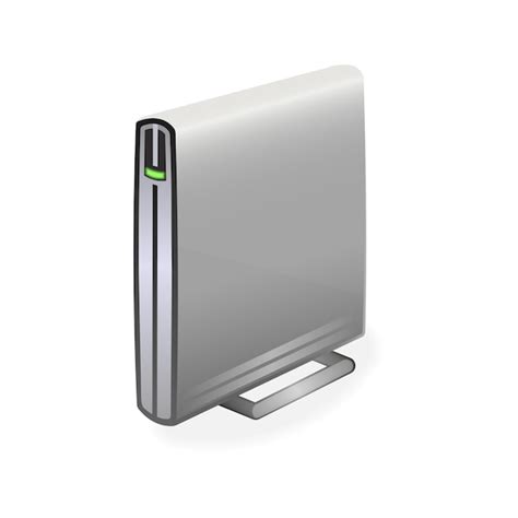 Ordinateur Personnel Et Unité Centrale Ou Icône De Disque Dur Portable