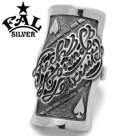 F A L エフエーエル FAL Fuck Around Lewisite 20thアニバーサリーリング 期間限定販売 FA R 0140 BLACK BARTS ブラックバーツ