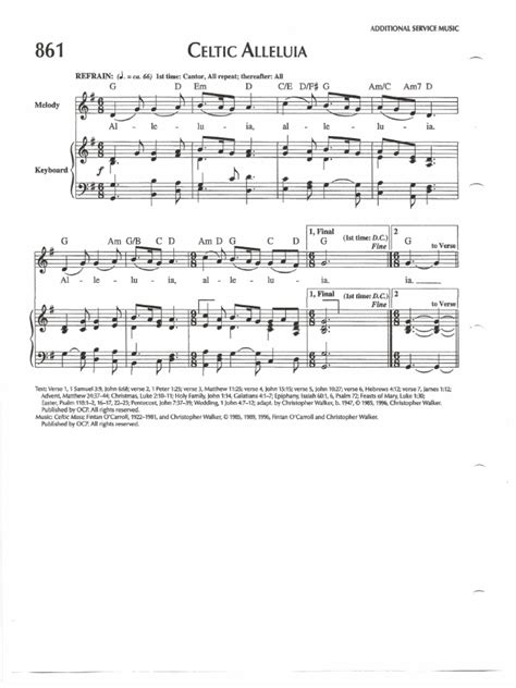 Celtic Alleluia Pdf