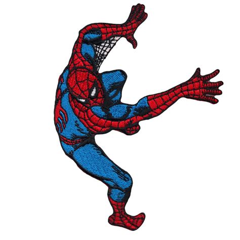 Marvel Comics The Amazing Spiderman Climbing Iron On Patch Patch Collection