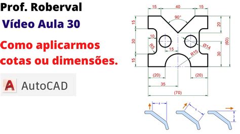 Aula Comando Cotas Ou Dimens Es No Autocad Youtube