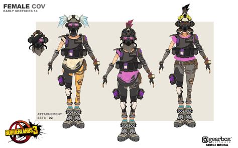 Borderlands 3 Female Bandit Concept Art Behance