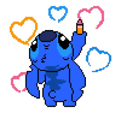 H Ng D N C Ch V Cute Stitch Pixel Art N Gi N Cho Ng I M I B T U