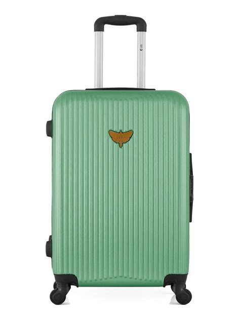 Lpb Luggage Valise Weekend Abs Agata Roues Cm Vert D Eau