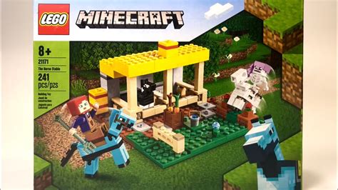 LEGO Minecraft 21171 The Horse Stable Review - YouTube