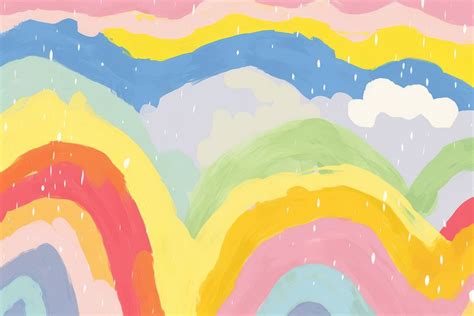 Rainbow flag abstract painting art. | Premium Photo Illustration - rawpixel