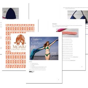 Crochet Bikini With HIDDEN ELASTIC Crochet Pattern Bikini Pattern Bikini Crochet