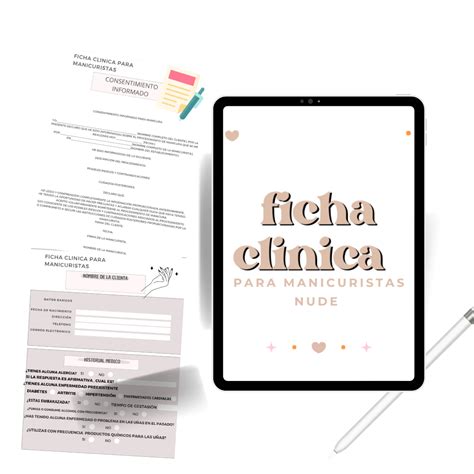 FICHA CLINICA PARA MANICURISTAS NUDE Sandra Herrera Hotmart