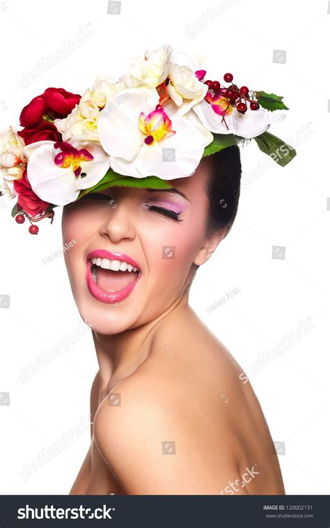 Closeup Portrait Beautiful Sexy Smiling Brunette Stock Photo Edit Now Shutterstock