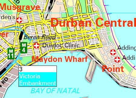 durban regional wall map mapstudio
