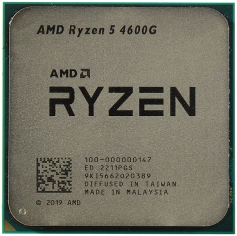 Процессор AMD Ryzen 5 4600G sAM4/3.7/4.2GHz (100-000000147) — купить в ...