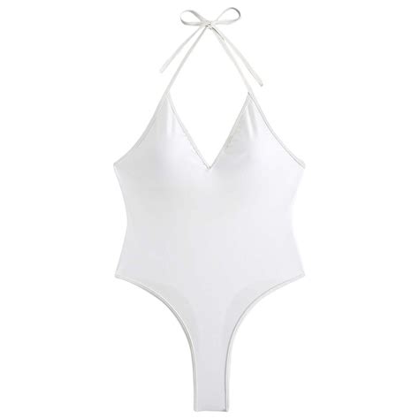 Efsteb Women Swimsuits Fashion Halter Bandage Backless Beach Swimming Swimwear Bikini Swimsuits