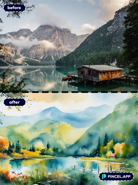 Turn Any Photo Into Watercolor Painting Using AI