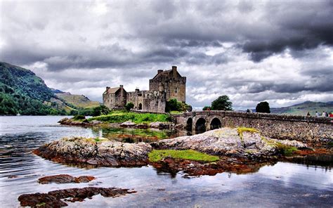 scottish castle wallpaper wallpapersafari
