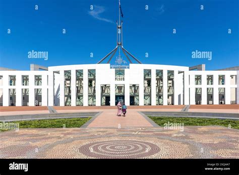 Main Entrance To Parliament House Capital Hill Parliamentary Triangle