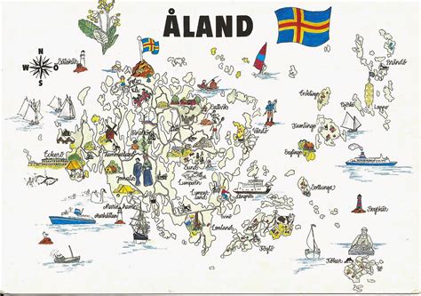 MY POSTCARD-PAGE: ÅLAND ~ Map