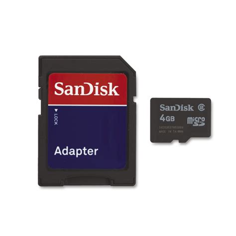 Sandisk Microsdhc Memory Card With Adapter Class Gb Walmart