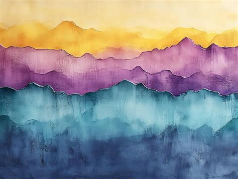abstract mountain painting stock  images  backgrounds