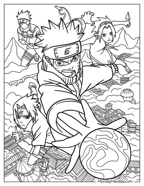 20 Naruto Coloring Pages (Free PDF Printables) - Worksheets Library