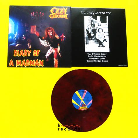 สงฟร แผนเสยง Ozzy Osbourne Diary Of A Madman Limited Red