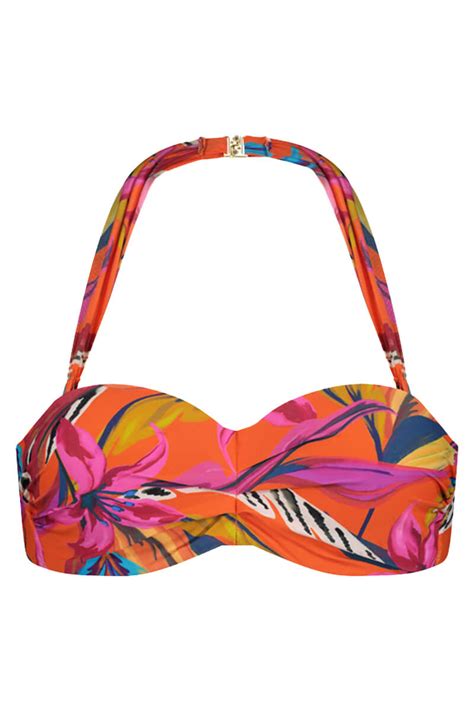 Cyell Bora Bora Voorgevormde Bandeau Bikini Top Farfallina Nl