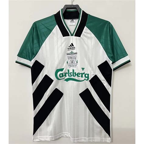 Camisas De Futebol Retrô Liverpool Jerseys 93 95 Longe Vintage Homens