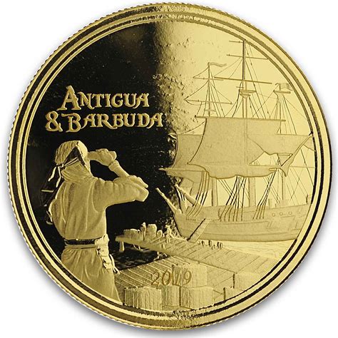 Gold Ounce 2019 Rum Runner, Coin from Antigua and Barbuda - Online Coin