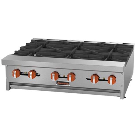 Sierra SRHP 6 36 Countertop 36 Hot Plates With 6 Burners 180 000 Total BTU Plant Based Pros