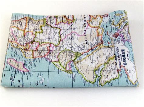 Fabric Map Of The World - Washington Map State