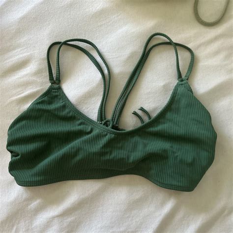 Green Bikini Top Depop
