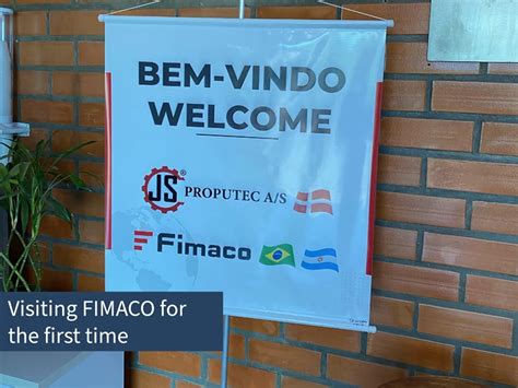 First visit to FIMACO | JS Proputec distributor in Brazil