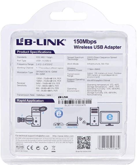 Lb Link Bl Wn Mini Wireless Lan Adapter Usb N Mbps Buy