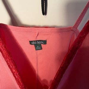 Wild Fable Intimates Sleepwear Nwt Wild Fable Pink With Hot Pink Lace Trim Sleep Gown Size