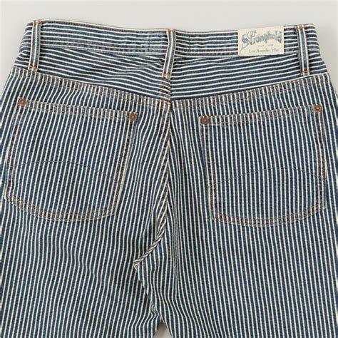 Original Fit, 11.5 oz Hickory Stripe Selvedge Denim DM001 - The Stronghold