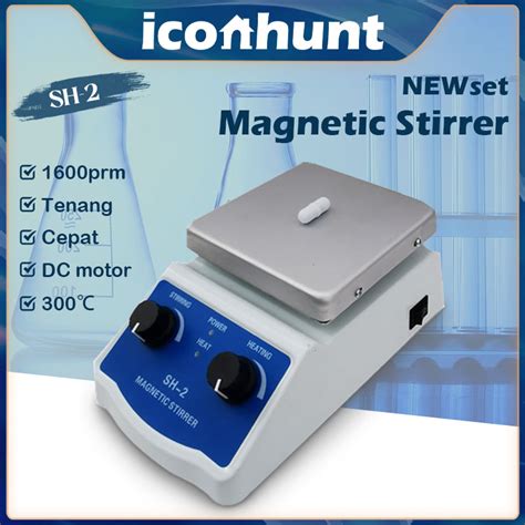 Jual Hot Plate Magnetic Stirrer SH 2 Magnet Stirer Pemutar Lab Hotplate SH2 Laboratorium Ly