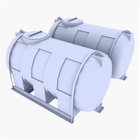 3d Model Water Tanks Vr Ar Low Poly Cgtrader