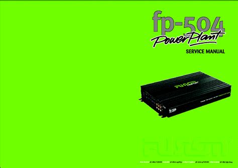 FUSION FP-504 SM Service Manual download, schematics, eeprom, repair ...