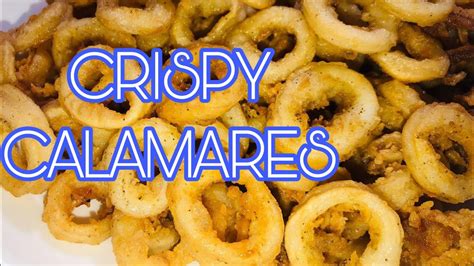crispy calamares squid rings calamares filipino style