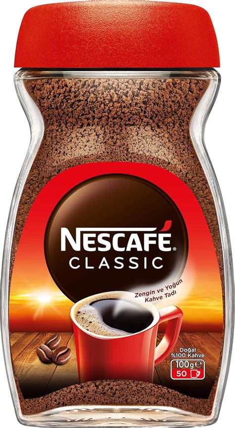 Nescafé Classic Çözünebilir Kahve Kavanoz 100 g Amazon tr