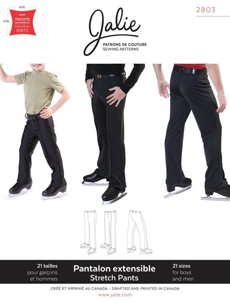 Sewing Pattern Jalie 2803 Stretch Pants