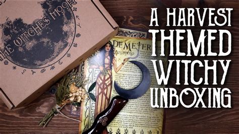 Open A Witches Moon Harvest Witchy Subscription Box With Me Witchy