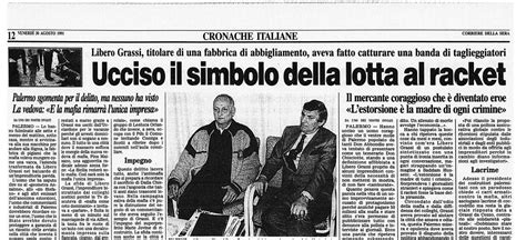 Anni Fa Veniva Ucciso Libero Grassi Simbolo Della Lotta Alla Mafia