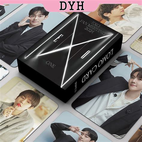 Dyh Pcs Box Exo Photocards Exo Fan Meeting One Album Kpop Lomo