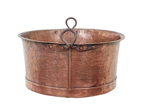 Victorian 19th Century Large Copper Cooking Pot Debenham Antiques