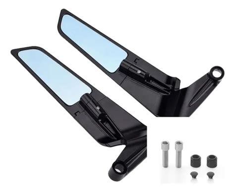 Espejos Tipo Alerón Para Moto Universales Para Moto Naked Cuotas sin interés