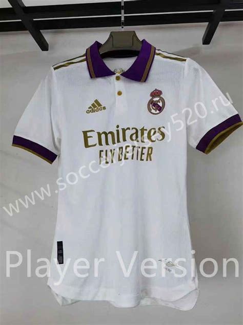 Player Version Real Madrid Retro Version Home White Thailand Soccer