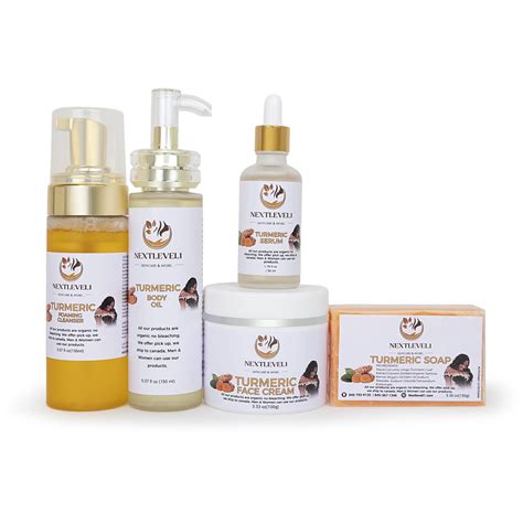 TURMERIC SKIN CARE SET - NextLevel1 % % %nextlevell1 - SoapBar Liquid Oil