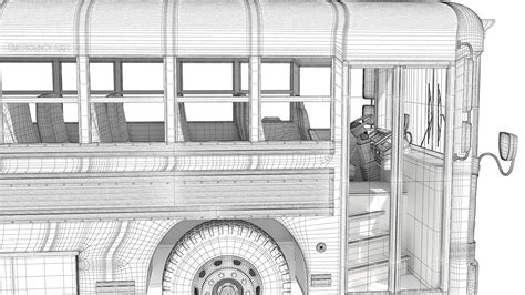 School Bus 3d Model By 3d Horse