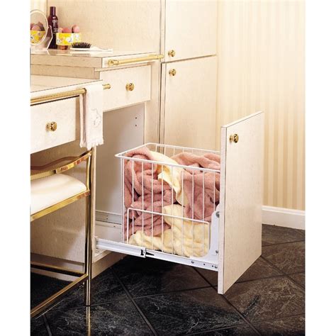 Rev A Shelf Hrv 1220 S Hrv Series 12 Wire Hamper White